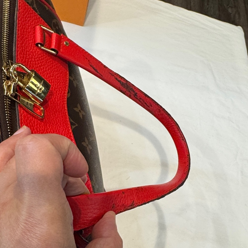 📌SOLD📌 Authentic Louis Vuitton Estella Coquelico NM bag - Picture 12 of 17
